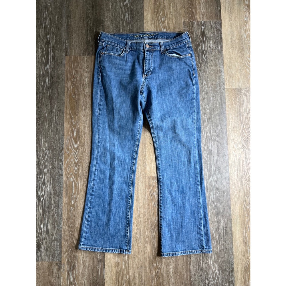 Old Navy The Sweetheart Jeans Womens 10 Short Blue Bootcut Stretch Denim